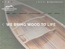 Tablet Screenshot of firstmountainwoodcraft.com